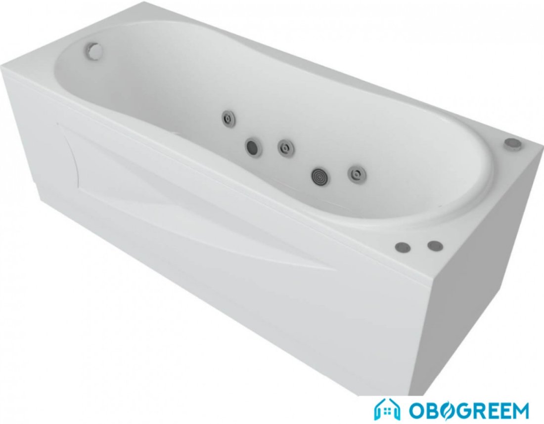 Ванна Aquatek Афродита 150x70 (правая, с экраном)