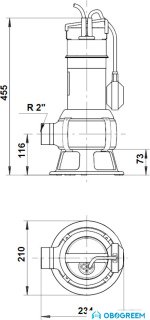Насос Grundfos Unilift AP 35B.50.08.A1.V