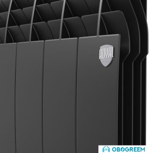Алюминиевый радиатор Royal Thermo Biliner Alum 500 Noir Sable (10 секций)
