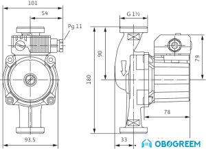 Циркуляционный насос Wilo Star-Z 25/6-3