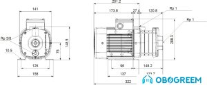 Насос Grundfos CM3-4 A-R-A-E-AVBE