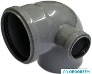 Фитинг Фабипласт Колено 110x50x87.5° правое