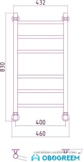 Полотенцесушитель Сунержа Галант 800x400