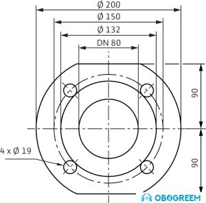 Циркуляционный насос Wilo TOP-S 80/7 (3~400/230 V, PN 6)