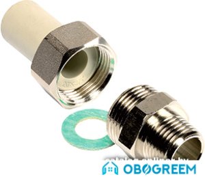 Фитинг Wavin Ekoplastik Штуцер ПП с наруж. резьб. 32х1'' [SSE03232XX]