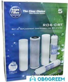 Комплект картриджей Aquafilter RO6-CRT