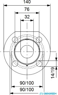 Циркуляционный насос Grundfos Magna3 32-100 F