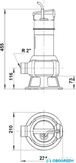Дренажный насос Grundfos Unilift AP 35B.50.08.1.V