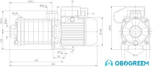 Самовсасывающий насос Wilo Economy MHIL 304 (1~230 В)