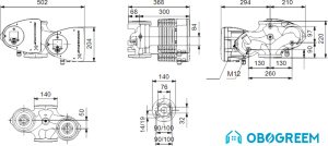 Циркуляционный насос Grundfos Magna3 D 32-120 F