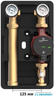 Насосная группа Grundfos HEATMIX D25 ALPHA2L 60