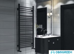 Полотенцесушитель TERMINUS Аврора П20 (500х1006, черный)