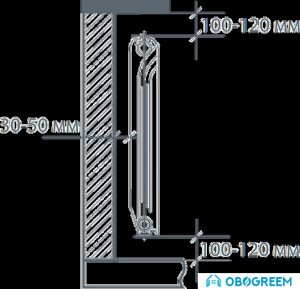 Алюминиевый радиатор Royal Thermo Revolution 500 (13 секций)