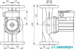 Циркуляционный насос Wilo TOP-RL 40/4