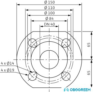 Циркуляционный насос Wilo TOP-S 40/7 (1~230 V, PN 6/10)