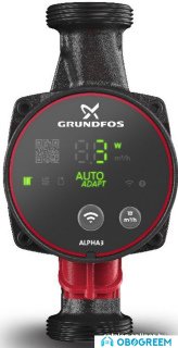 Циркуляционный насос Grundfos Alpha3 25-40 New