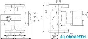 Циркуляционный насос Wilo Stratos-Z 65/1-12