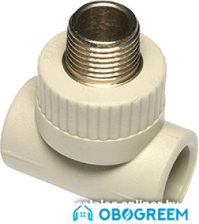 Фитинг Wavin Ekoplastik Тройник ПП с наруж. резьб. 25х1/2'' [STKE02520X]