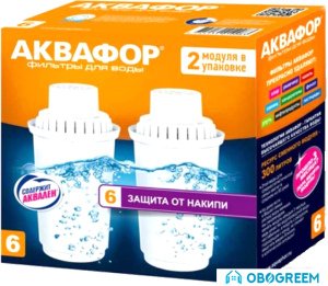 Комплект картриджей АКВАФОР B100-6 (комплект, 2 шт)