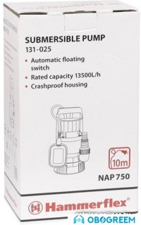 Дренажный насос Hammer Flex NAP750