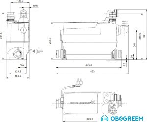 Канализационная установка Grundfos Sololift2 C-3