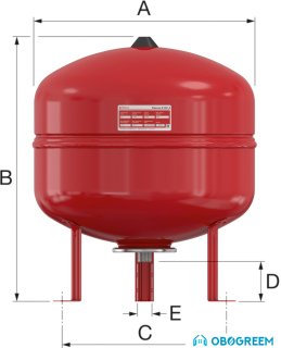 Расширительный бак Flamco Flexcon R 50