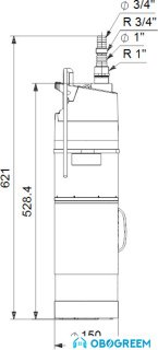 Насос Grundfos SBA 3-35 A