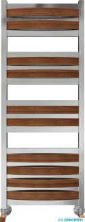 Полотенцесушитель Benetto Лацио Legno П14 535x1336 (сапеле)