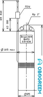 Скважинный насос Водолей БЦПЭ 0,5-63 У