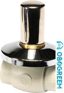 Wavin Ekoplastik Кран шаровый ПП под штукатурку 25 [SVEPKLK025]