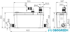 Насос Wilo HiDrainlift 3-37