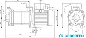 Самовсасывающий насос Wilo Economy MHIL 905 (3~400 V)