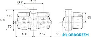 Насос Grundfos UPSD 32-80 180