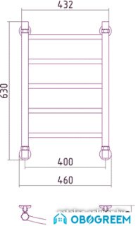 Полотенцесушитель Сунержа Галант 600x400