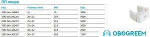 Фитинг Kalde Опора ПП 32x34