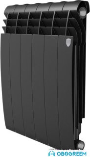 Алюминиевый радиатор Royal Thermo Biliner Alum 500 Noir Sable (10 секций)