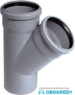 Фитинг Фабипласт Тройник кан. ПП 110x110x45°