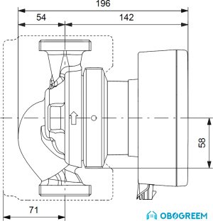 Насос Grundfos Magna1 25-100