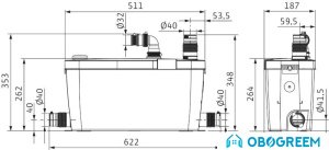 Насос Wilo HiDrainlift 3-35