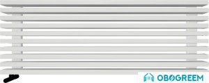 Стальной трубчатый радиатор Loten Line Z 385x1750 (боковое подключение)