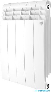 Биметаллический радиатор Royal Thermo BiLiner 500 Bianco Traffico (11 секции)