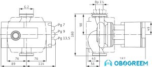 Циркуляционный насос Wilo Stratos-Z 30/1-8