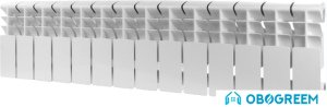 Биметаллический радиатор Rommer Plus Bm 200 (15 секций)