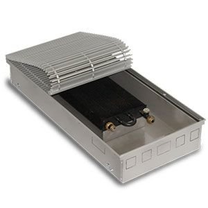 Внутрипольный конвектор PrimoClima PCM125-1000 без вентилятора, решетка из алюминия анодированного в натуральный цвет