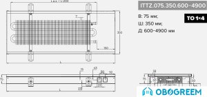 Конвектор itermic ITTZ.075.350.2700