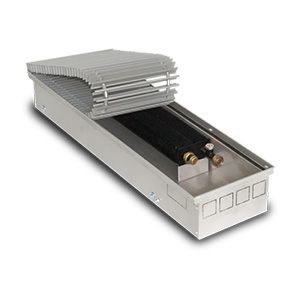 Внутрипольный конвектор PrimoClima PCS125-1000 без вентилятора, решетка из алюминия анодированного в натуральный цвет