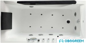 Ванна Gemy G9055 K R 181x92