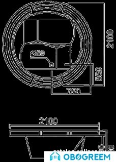 Ванна Gemy G9060 K