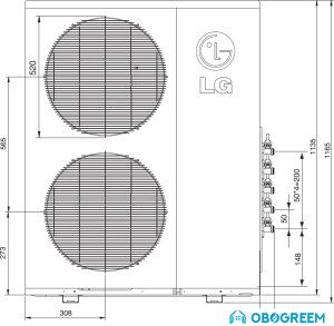 Внешний блок LG MU5M40 UH0R0