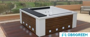 Ванна Aquavia Spa Quantum (sand/graphite woodermax)
